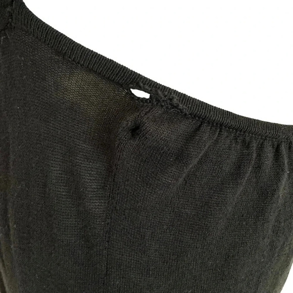 Bec & Bridge Knit Cutout Jimi Maxi Dress Black Size 2 with FLAW - Picture 6 of 10